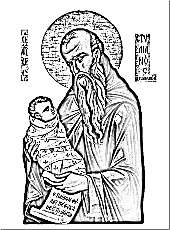 Agios Stylianos coloring page