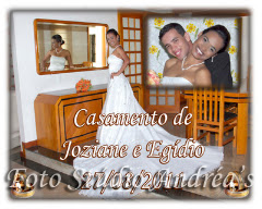 Album (digital) de fotos de Josiane e Egídio. Fotografias digitais de Foto Stúdio Andréa's, da fotógrafa Andréa Gusmão que faz fotos de casamento (fotografia de casamento), fotos de aniversário (fotografia de aniversário), fotos infantil (fotografia de crianças), fotos de eventos (fotografia de eventos), books fotográficos, fotos de formatura, fotos de batizados, convites, lembrancinhas e fotos de eventos sociais em geral. Está presente em Montanha, no Espírito Santo (ES) e Nanuque, em Minas Gerais (MG). 