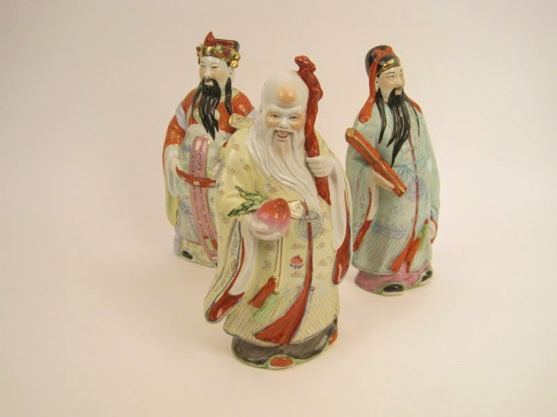 Statues of Fu Lu and Shou