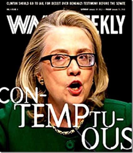 Hillary Contemptuous Hillary Contemptuous