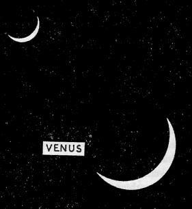 venus and moon
