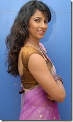 Telugu Actress Shravya Reddy Hot in Saree Stills