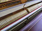 Bentley modern (Esher model) upright piano..... now voiced for that mellow tone
