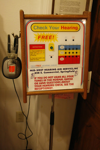 While visiting make sure to take a free hearing test. (Photo by: Kenrick Nobles)