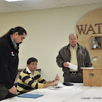 Treasurer Rob Peecher (seated)