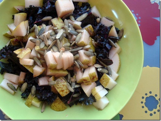 massaged kale salad