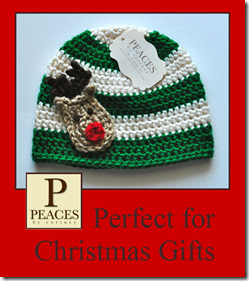 Peaces By Cortney: Handmade Crochet Hats & Beanies {Perfect for Christmas Gifts}