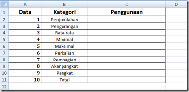 image Microsoft Excel 2007 rumus sederhana