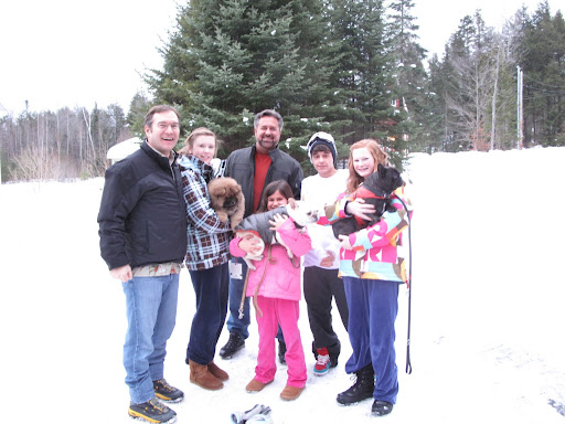 Since no dogs were allowed on the trails, we decided to pay this friendly group of people a visit.