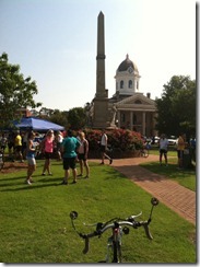 The square in Monticello, GA