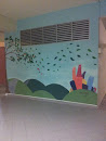 Flying Leaves to City Mural at Aljunied CC