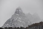 View of the Aiguille du Midi from Chamonix