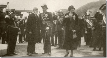Altamira con el rey Alfonso XIII