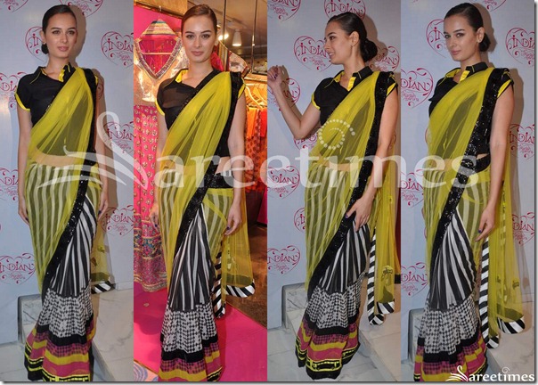 Evelyn_Sharma_Archana_Kochhar_Saree