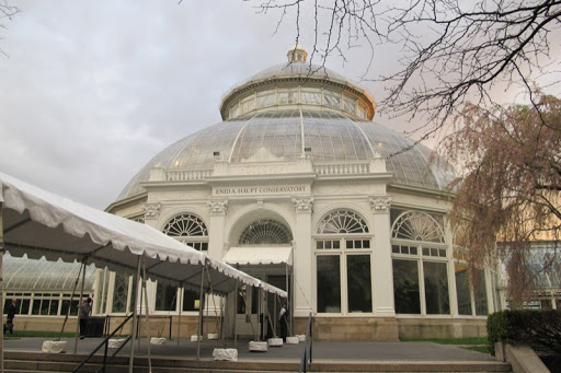 The Enid A. Haupt Conservatory.