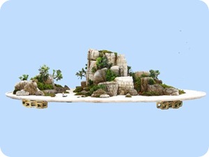 Ornamental Rocks in Bonsai. Ornamental Rocks in Bonsai.