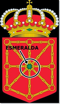 Esmeralda el Miramamolín en el escudo de Navarra