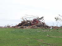 Damage in a field at 3205 Spruce Avenue in Washington County Damage in a field at 3205 Spruce Avenue in Washington County