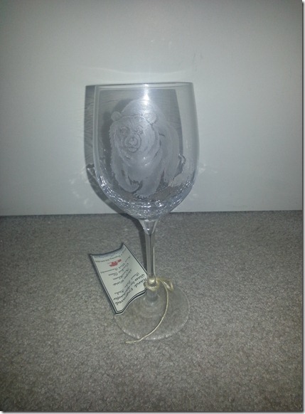 Bear Wine Glass
