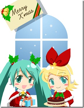 VOCALOID___MERRY_CHRISTMAS_by_akai_sakuranbo