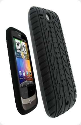 HTC-Wildfire-iGadgitz-Tyre-Tread-Design-Silicone-Taske-Sort-26122011-1