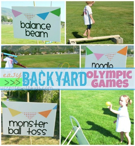 Coolest DIY Backyard Olympic Games EVER