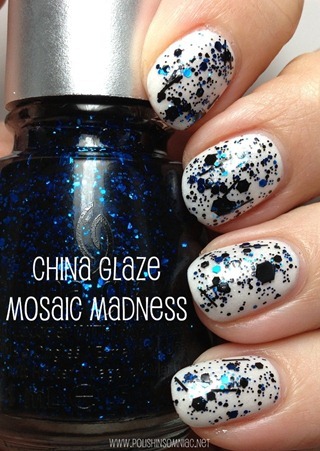 China Glaze Mosaic Madness (over Dandy Lyin' Around)
