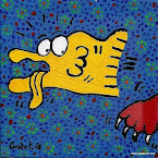 “Love affair”Acrylic on Canvas10 x 10cm.sold danger_10_10.jpg