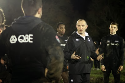 Harlequins Director of Conor O'Sheal coaches QBE Hit Squad Winners Rochford Hundred Rugby Club 1st Team Squad - 19.2.2014<br /><br />Picture by Antony Thompson - Thousand Word Media, NO SALES, NO SYNDICATION. Contact for more information mob: 07775556610 web: www.thousandwordmedia.com email: antony@thousandwordmedia.com<br /><br />The photographic copyright (© 2014) is exclusively retained by the works creator at all times and sales, syndication or offering the work for future publication to a third party without the photographer's knowledge or agreement is in breach of the Copyright Designs and Patents Act 1988, (Part 1, Section 4, 2b). Please contact the photographer should you have any questions with regard to the use of the attached work and any rights involved. 