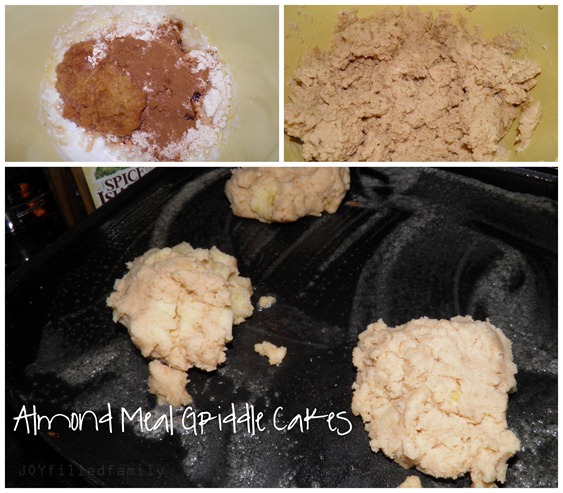 almond meal griddle cakes