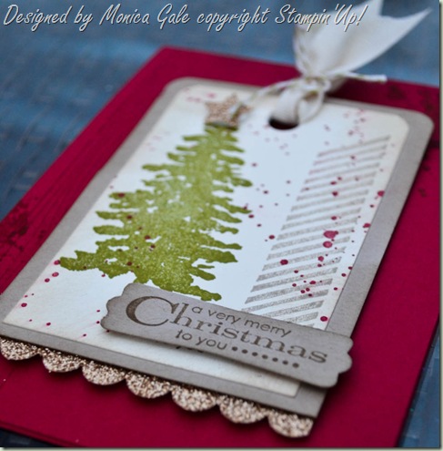 Stampin 'Up! Evergreen meets Gorgeous Grunge close