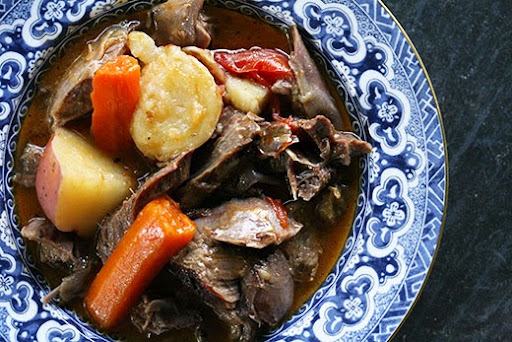 Herb Marinated Braised Lamb Shanks (photo)