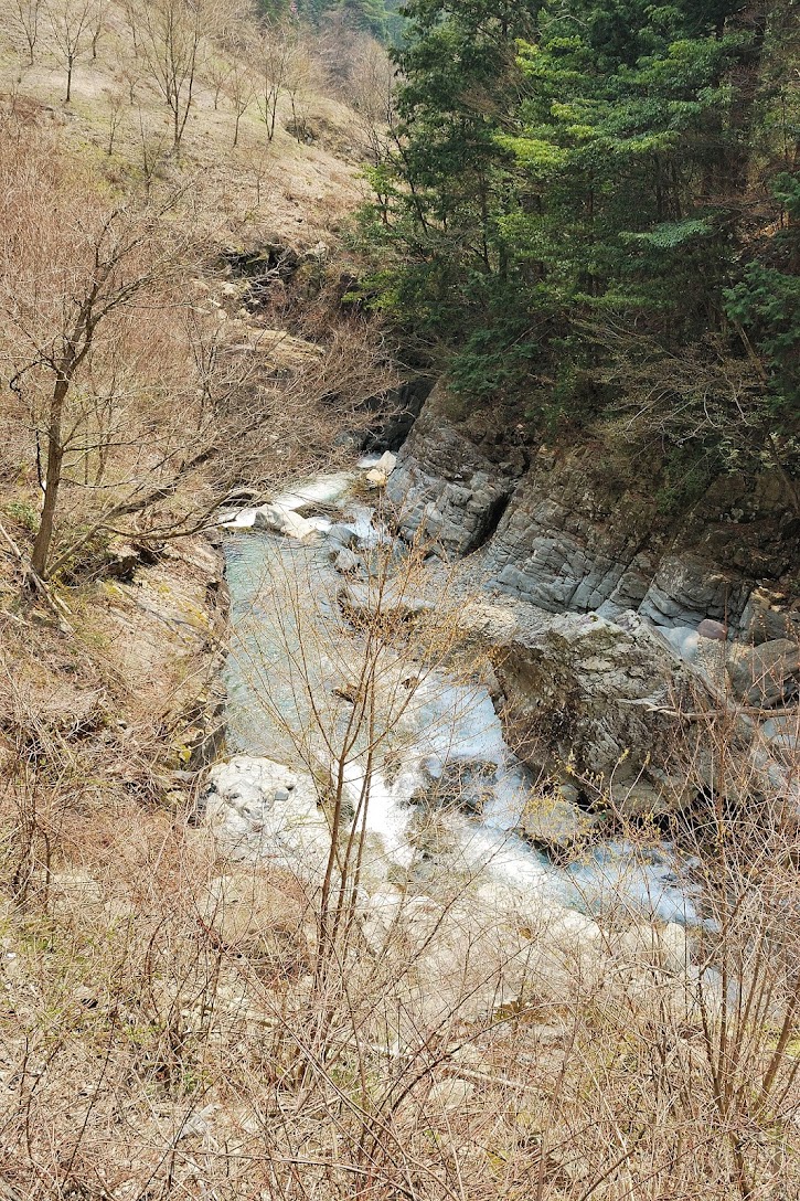 小川の大滝下流