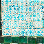Hami - Detail mosaique tombeau des rois hui