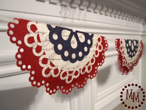 doily banner tutorial