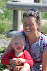 Joris en Barbara aan de kust