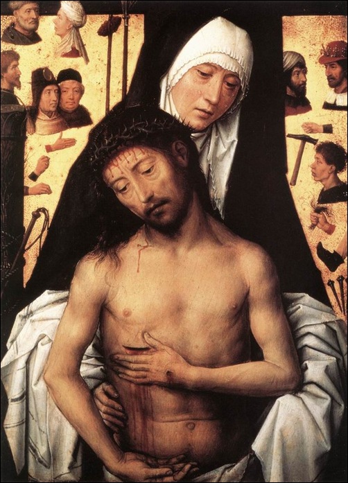 Memling, Vierge et Christ de douleur Memling, Vierge et Christ de douleur