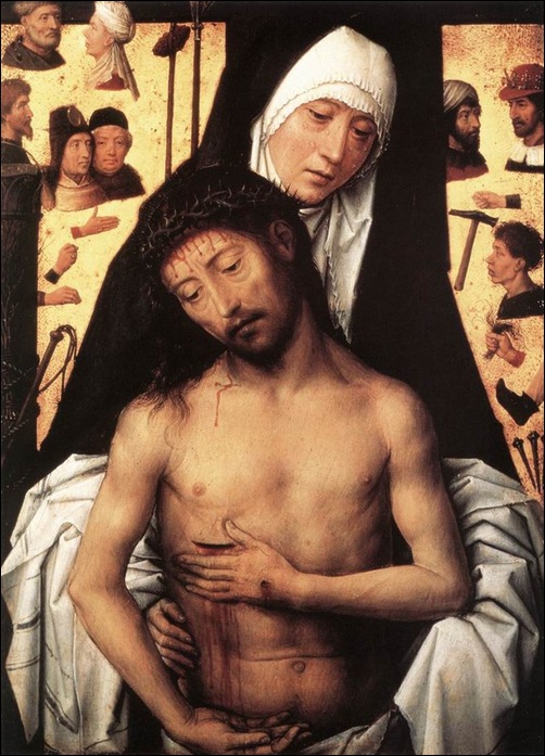 Memling, Vierge et Christ de douleur