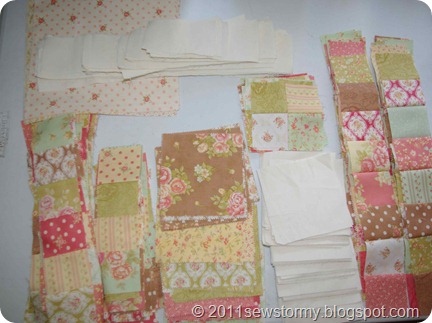 Pieces for Fresh Cotton Quilt