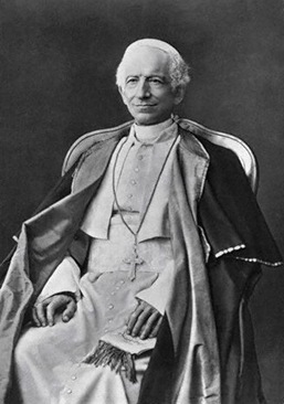 1878 --- Pope Leo XIII. Photograph made in 1878. --- Image by © Bettmann/CORBIS