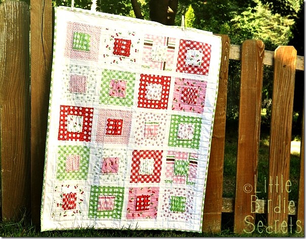 gathered baby quilt tutorial