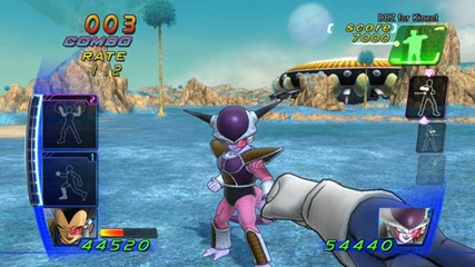 dragonball Z Kinect Vegeta contro Freezer dragon ball z kinect freezer vegeta