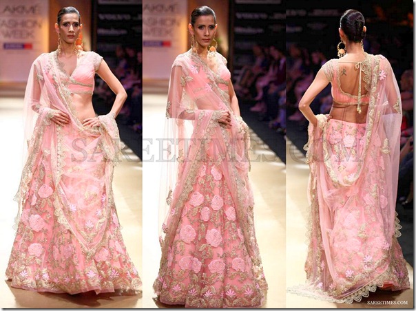 Pallavi_Jaikishan_Pink_Lehenga_Style_Saree