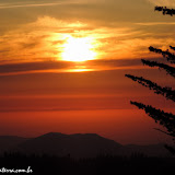 Pôr-do-dol em ... Sunset Point -  Sequoia e Kings Canyon NP, California. EUA