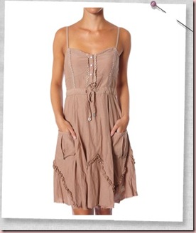 _570 Smirk frill dress powder _570 Smirk frill dress powder