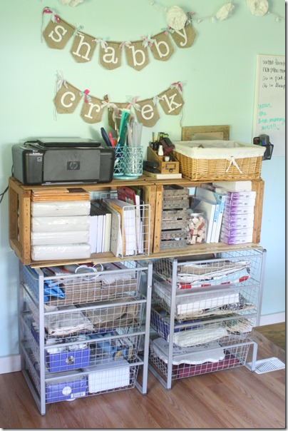 craft studio storage idea craft studio storage idea