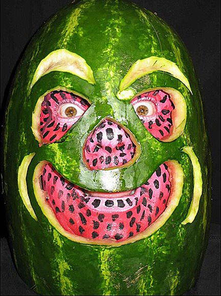 Self-Portraits Face Paintings by James Kuhn