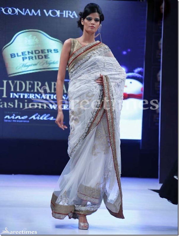 White_Embroidery_Shimmer_Saree