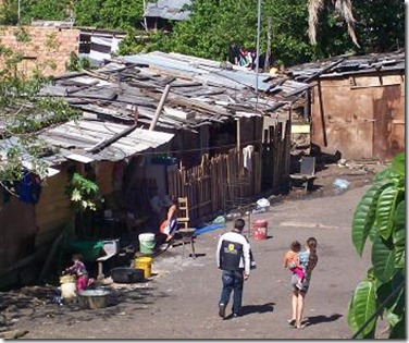 poor neighborhood in Asuncion