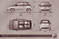 Fiat 500c Abarth design illustrations